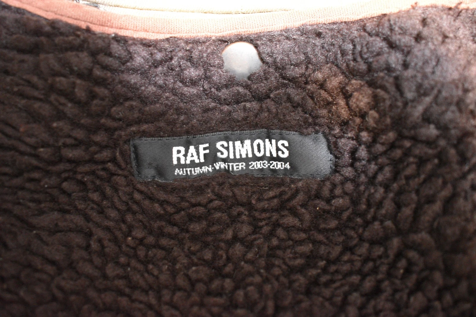 raf simons aw03-04 closer brown blank pcl parka oversized image 5
