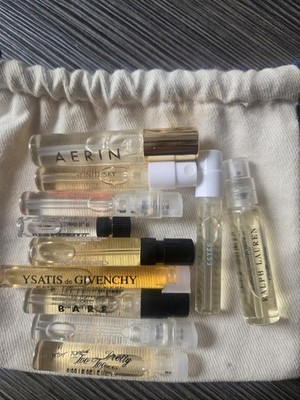 lot of perfume samples, le labo, ralph lauren and more