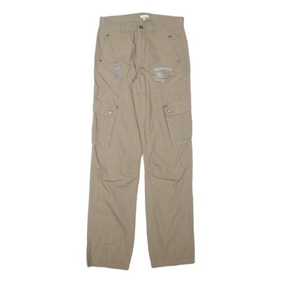 VERTBAUDET Herren Baumwollmischung Beige Cargo-Hose Regular Fit W26 L31
