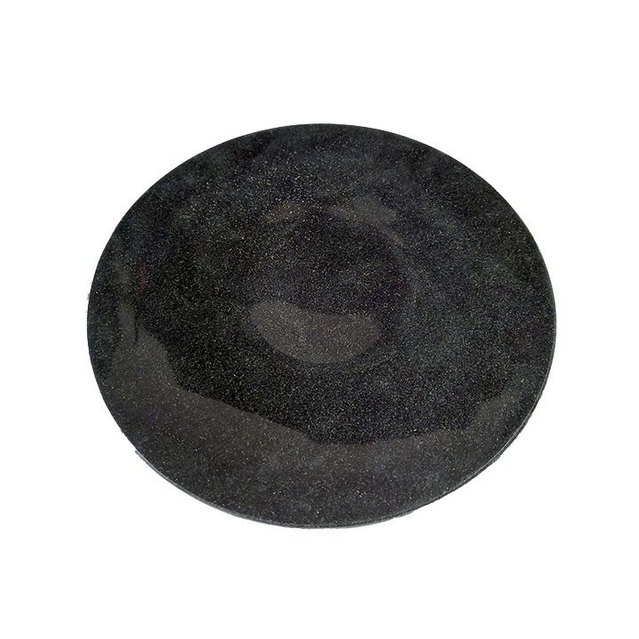 Servierteller 31cm , Dekoteller, Teller aus schwarzem Granit, Granitteller