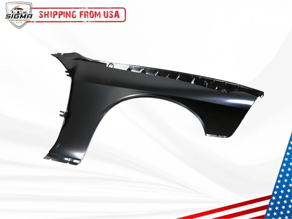 Guardabarros delantero izquierdo del lado del conductor de acero para Dodge Challenger 2008-2023 68275471AA Foto 4 de 4