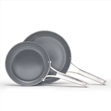 Calphalon Premier Ceramic Combo Fry Pan Midnight: Nonstick, Anodized Aluminum