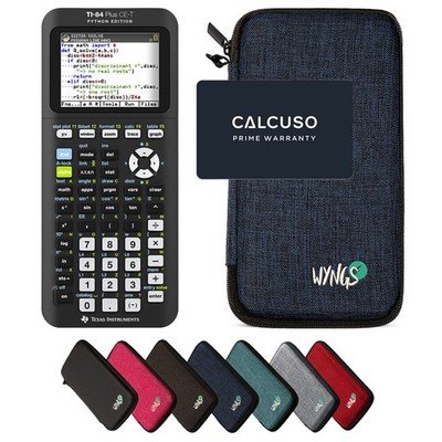 TI-84 Plus CE-T Python Edition inkl. Schutztasche Blau - Grafikrechner