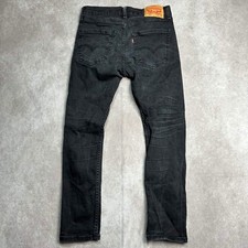 Levis 510 Skinny Fit Jeans Mens 32x30 Faded Black Stretch Denim Pants Skater
