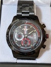 Orologio Cronografo Uomo Ford Mustang Acciaio Inox Nero