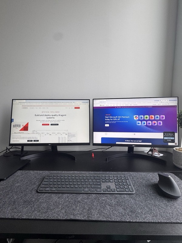 LG 27MK600M-B 27" IPS LED FHD 1920x1080 75Hz Slim Bezel Monitor