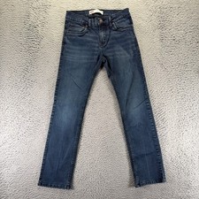 Levi's 511 Jeans Boys 14 Blue Cotton Denim Straight Slim Faded Workwear Stretch