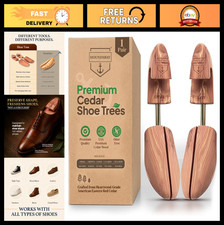 Cedar Shoe Trees for Men  Women - Adjustable Shaper  Stretcher for Footwear