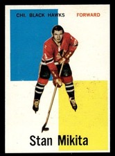 1960 Topps Hockey #14 Stan Mikita EX - EX/MT