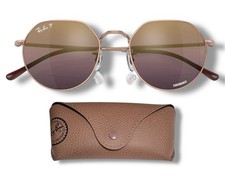 Ray Ban RB3565 9202G9 Jack Chromance Polarized Rose Gold Mirror Sunglasses