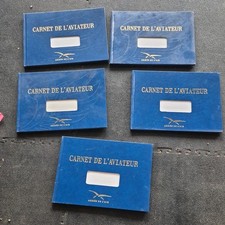 Armée de l’Air Lot de 5 livrets Carnet de l’Aviateur bleus - Livre