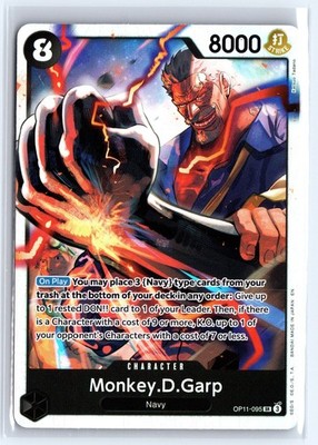 Monkey.D.Garp Foil SR A Fist of Divine Speed OP11-095 NM