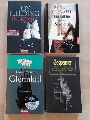 Konvolut 4 x Spannung - Cornwell, Fielding, Hottinger, Swann