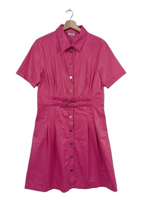 LIU JO Kurzarmkleid Damen Kleid Gr. DE 40 pink Casual-Look