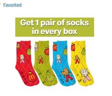 McDonald's Grinch Socks 2025 Set Of 4 Socks New In Hand Gift-