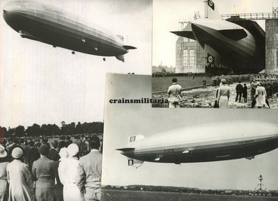 3x Giant Repro Photo Graf Zeppelin Airship D-LZ127