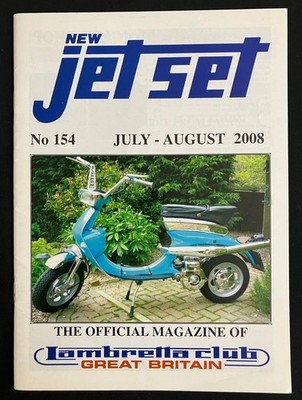 Jet Set Lambretta Lui Vega Cometa Magazine July August No 154 2008.