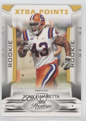 2009 Playoff Prestige Xtra Points Gold 41/250 Tony Fiammetta #126 Rookie RC fm0