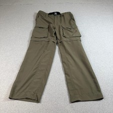 Boy Scouts Of America Switchbacks Pants Medium Green Uniform Zip Off Cargo Hike