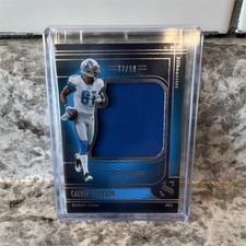 Calvin Johnson Detroit Lions Panini Silhouette Jumbo Patch No. SS-CJN /99