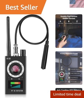 Compact Hidden Devices Detector with 30-Day Battery Life   Protect Your Privacy