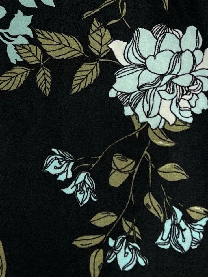 Leggings LuLaRoe OS Talla Única Floral Turquesa Mamá LILY VINE Flor Envío RÁPIDO Foto 2 de 4