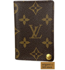 Louis Vuitton Card Case Monogram Canvas Brown Credit Business Wallet M60937