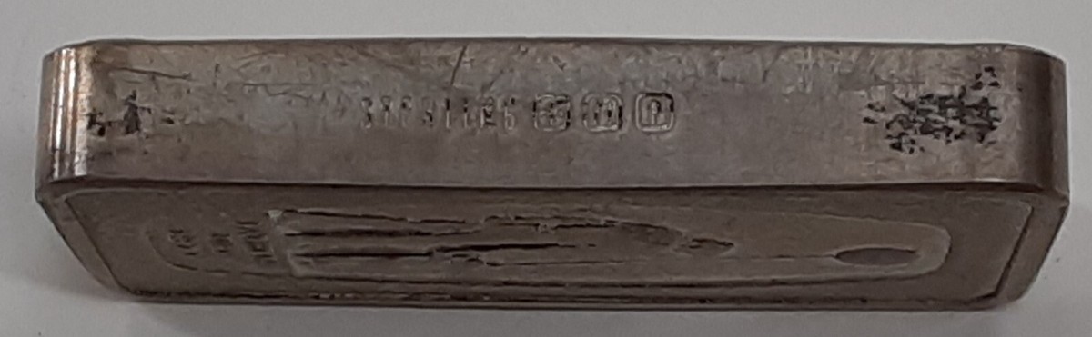 Franklin Mint 1000 Grain Ingot of Sterling Silver, Fathers Day
