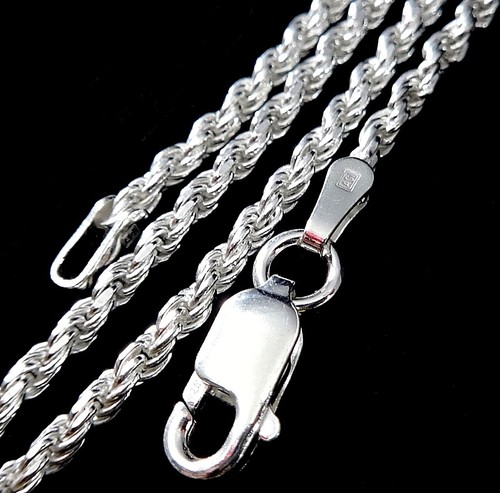2MM Solid 925 Sterling Silver Italian 
