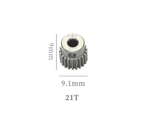 HARD COATED ALU 64P PITCH 21T - 54T PINION GEAR FOR 1/8 1/10 CAR BUGGY MONSTER - Picture 25 of 58