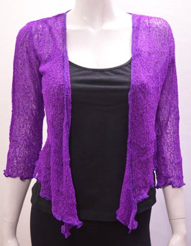 BOHO SCHICKE STRICKJACKE IM HÄKELSTIL ZUCKEN NETZ ONESIZE 10 12 14 16 18 20 - Bild 14 von 38
