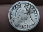 1848-P Seated Liberty Half Dime — photo from another recent sale