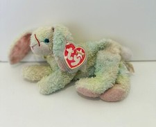 Cottonball the Bunny Beanie Baby, TY Soft Plush Collectable, Tagged