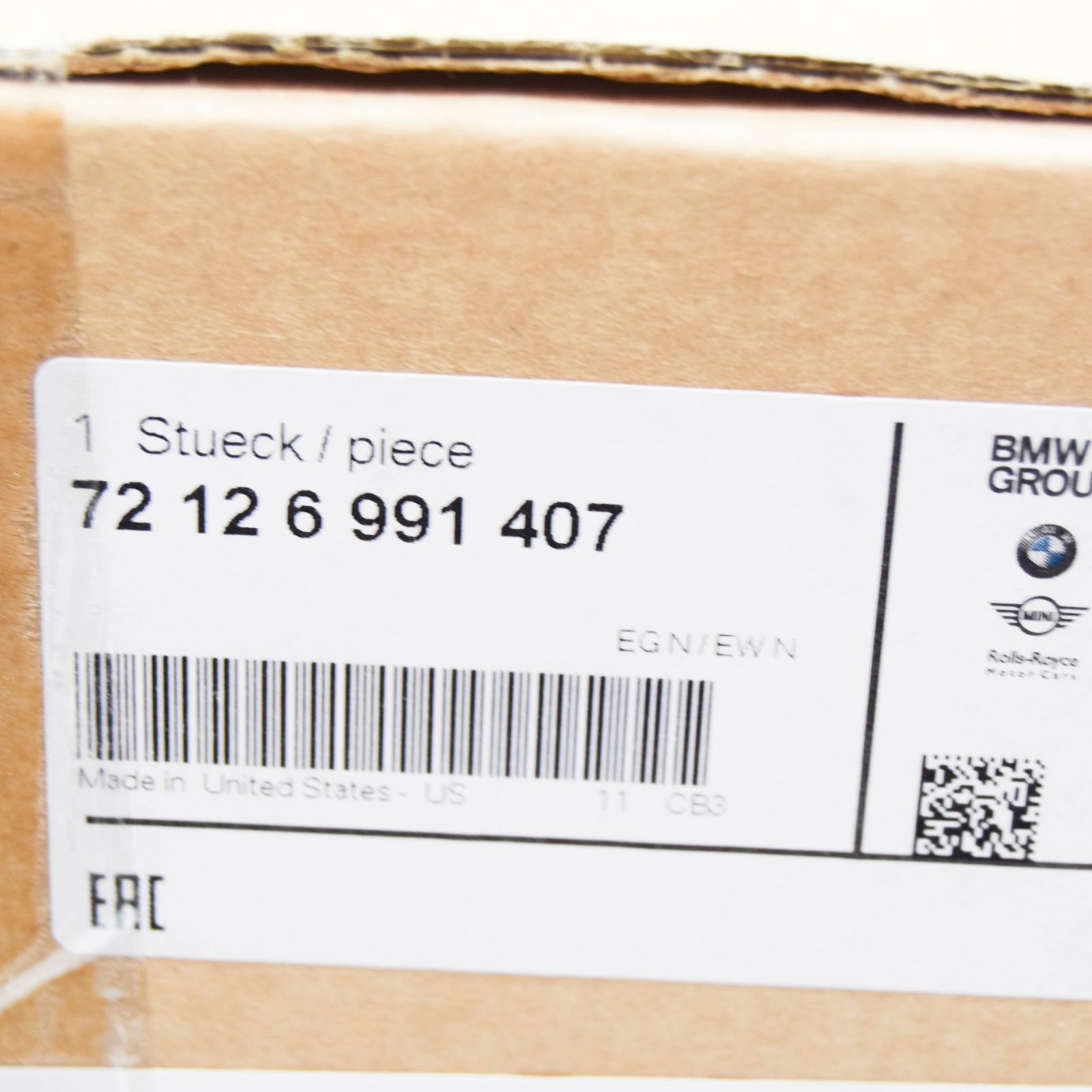 BMW X7 G07 linkes Knieschutz-Airbagmodul 72126991407 6991407 NEU 