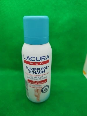 2x Lacura Med Fusspflegeschaum, á 100 ml; für müde u. beanspruchte Füße