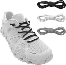 3 Pairs Elastic Shoelaces Replacement Laces for on Cloud, Stretch Oval String
