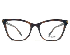 Vogue Eyeglasses Frames VO5206 2386 Dark Havana Cat Eye Full Rim 53-17-140