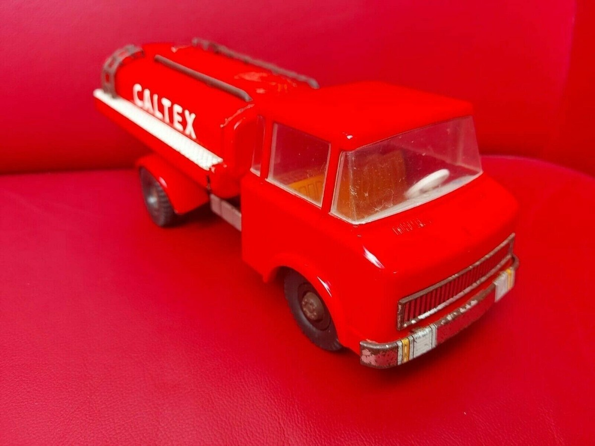 Camion Citerne Caltex MSB RDA – Friction En Tôle, Jouet Vintage 1970