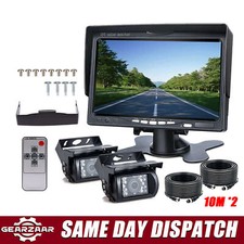 Reversing Camera For Truck Bus for Truck Bus Van 12-24v Monitor Van 7" 4Pin