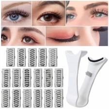 -5 Magnetic False Eyelash Set Magnetic Eyelashes with Clip for Daily Wear