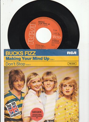 7'' Bucks Fizz - Making Your Mind Up / Don't Stop - 1981 -Sieger Eurovision 81''..