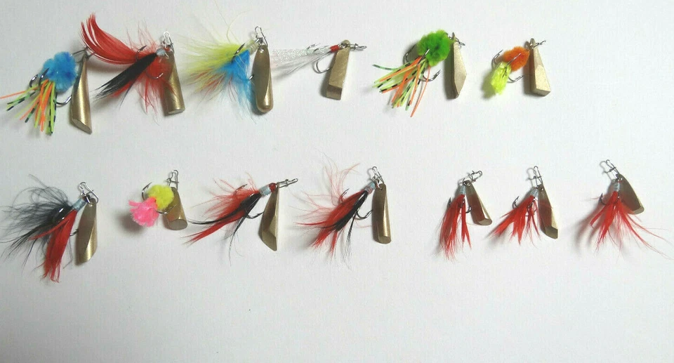 Zanderangeln Zanderblinker "Gruschka,Kukuruska,Pulia" Messing.Handmade - Bild 4 von 4