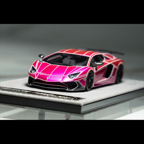 Modelo de coche diecast HH 1:43 Lamborghini Aventador LP750-4 SV colección limitada - Imagen 11 de 21