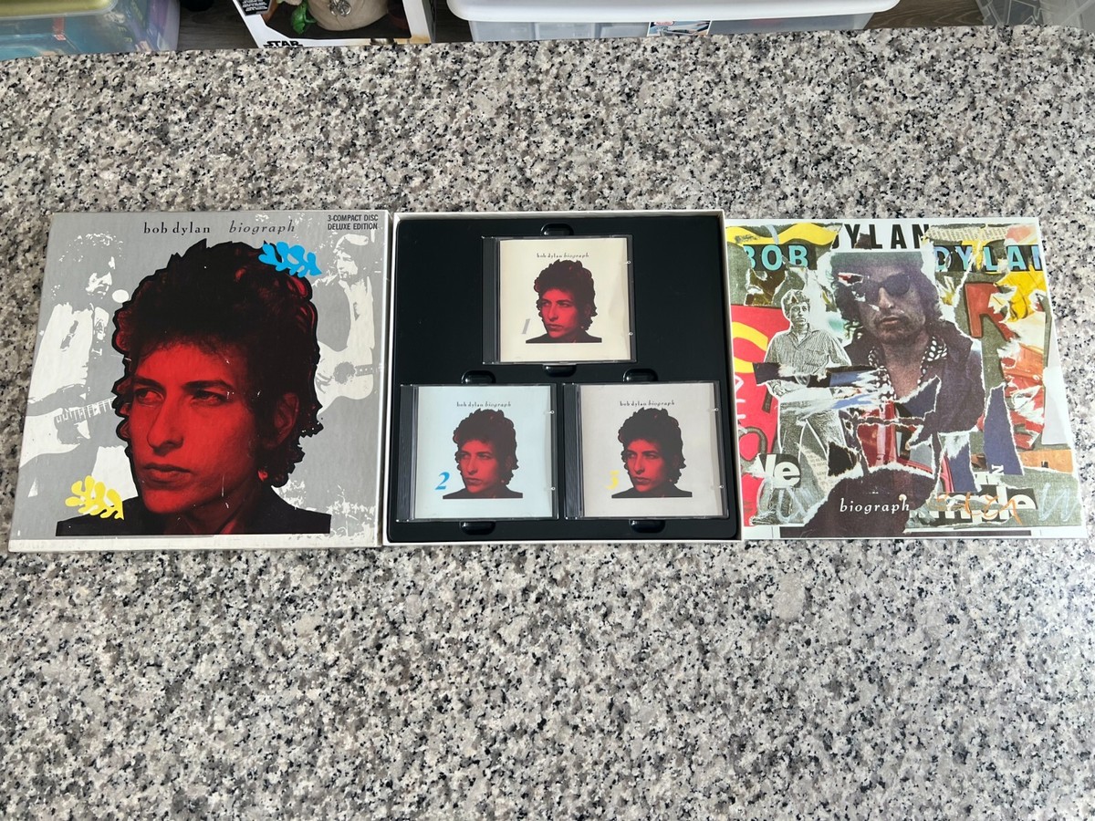 BOB DYLAN Biograph (Columbia C3K 38830) 3xCD Deluxe Box Set, Book