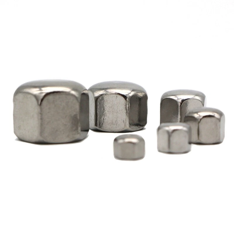 Hutmutter DIN 917 NIEDRIGE FORM Edelstahl A2 rostfrei Sechskant flach M4 - M24 - Bild 4 von 4