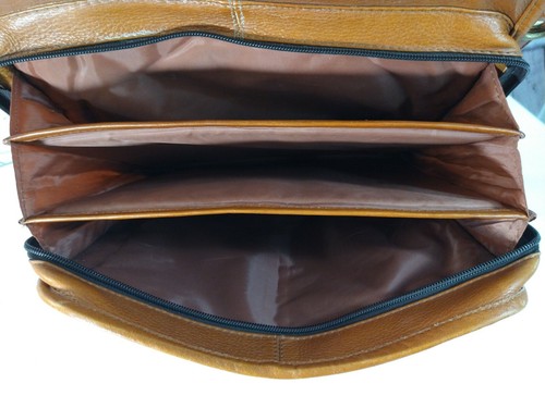 PRE-OWNED brown leather LATICO messenger bag, brief, attaché - Picture 8 of 11