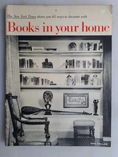 New York Times Book Decorating with BOOKS In Your Home 1956 Mid-Century Modern