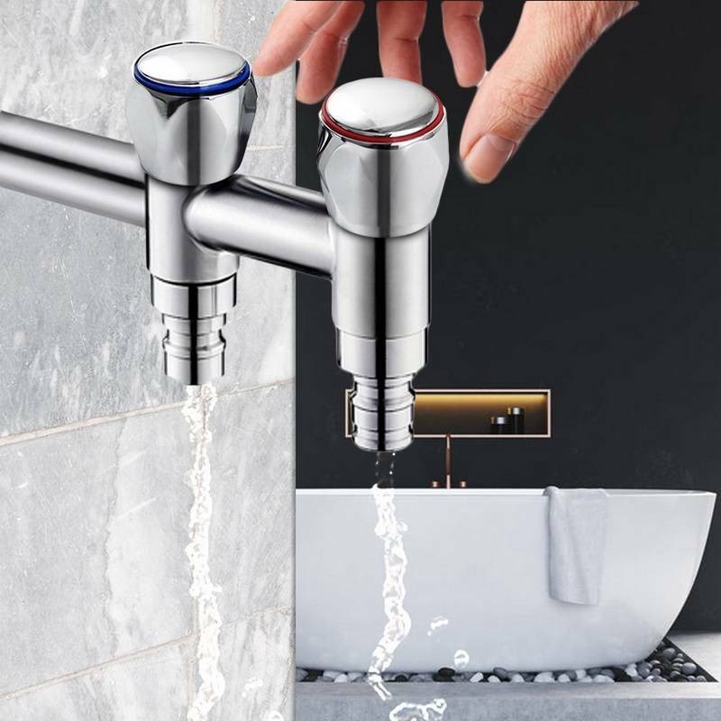 REPLACEMENT HOT & COLD TAP TOP HEAD COVERS CHROME PLATED Kitchen TAP