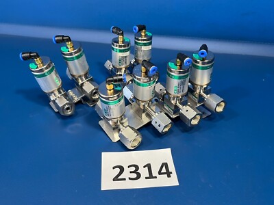 CKD AGD-R SERIES DIAPHRAGM VALVE LOT OF 8