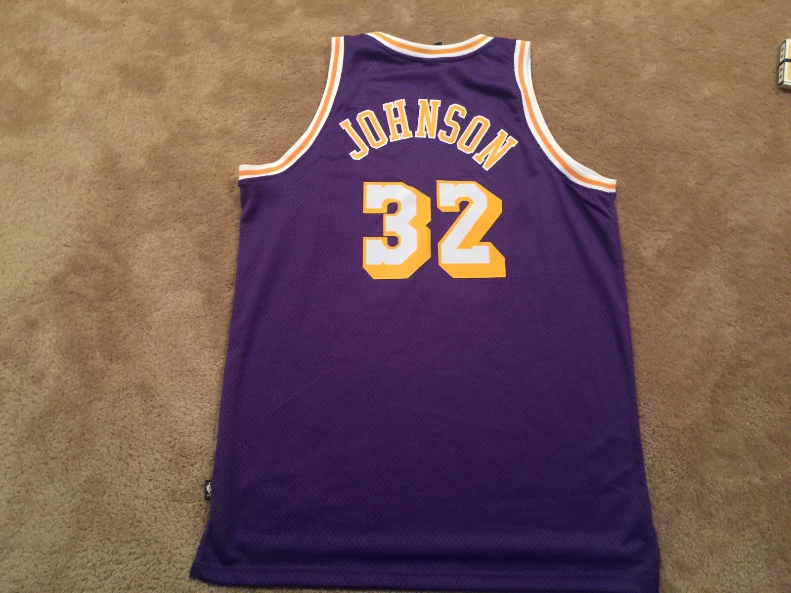 Magic Johnson Reebok Reebok Hardwood Magic Johnson Lakers Jersey XXL Swingman HWC Soul | eBay